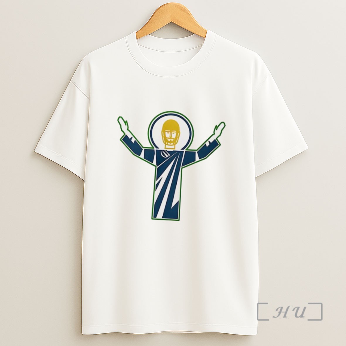 Officials Jesus Notre Dame Football Sweatshirt Tee Shirt
