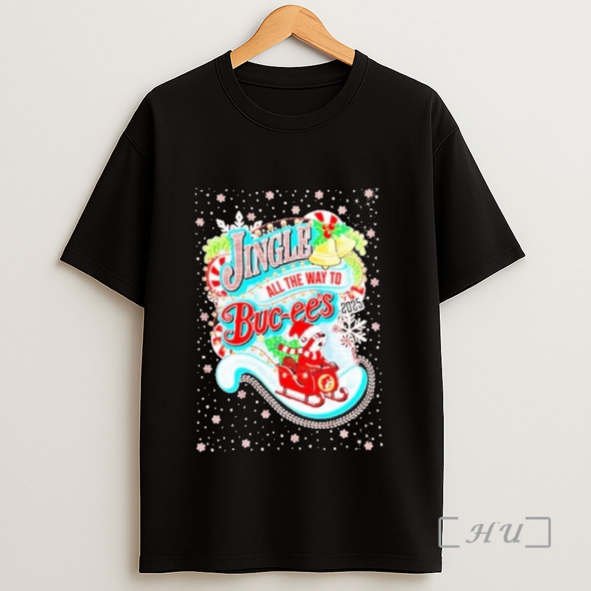 Officials Jingle All The Way To Buc Ees Christmas Sweatshirt Tee Shirt