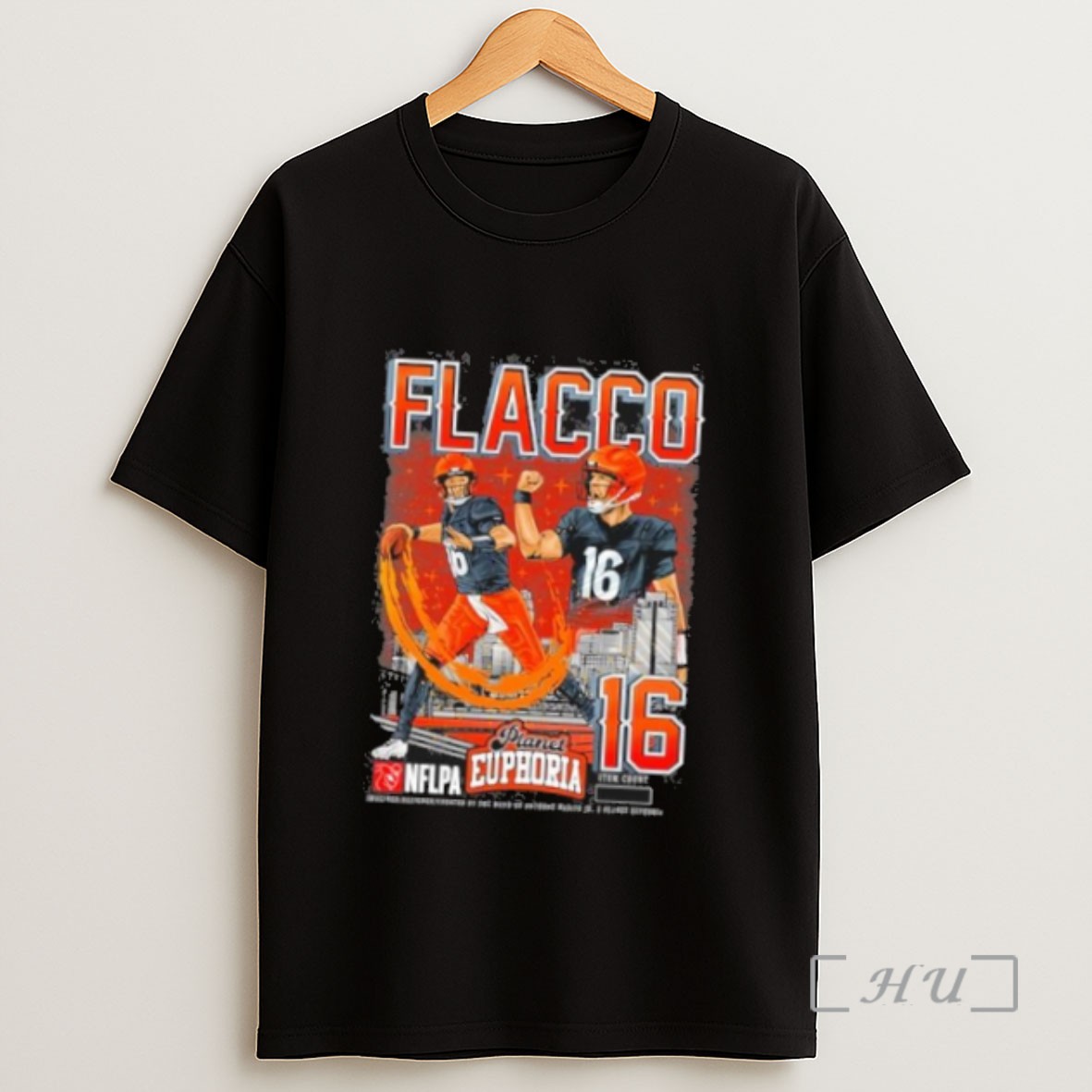 Officials Joe Flacco Browns Nflpa Player Sweatshirt Tee Shirt