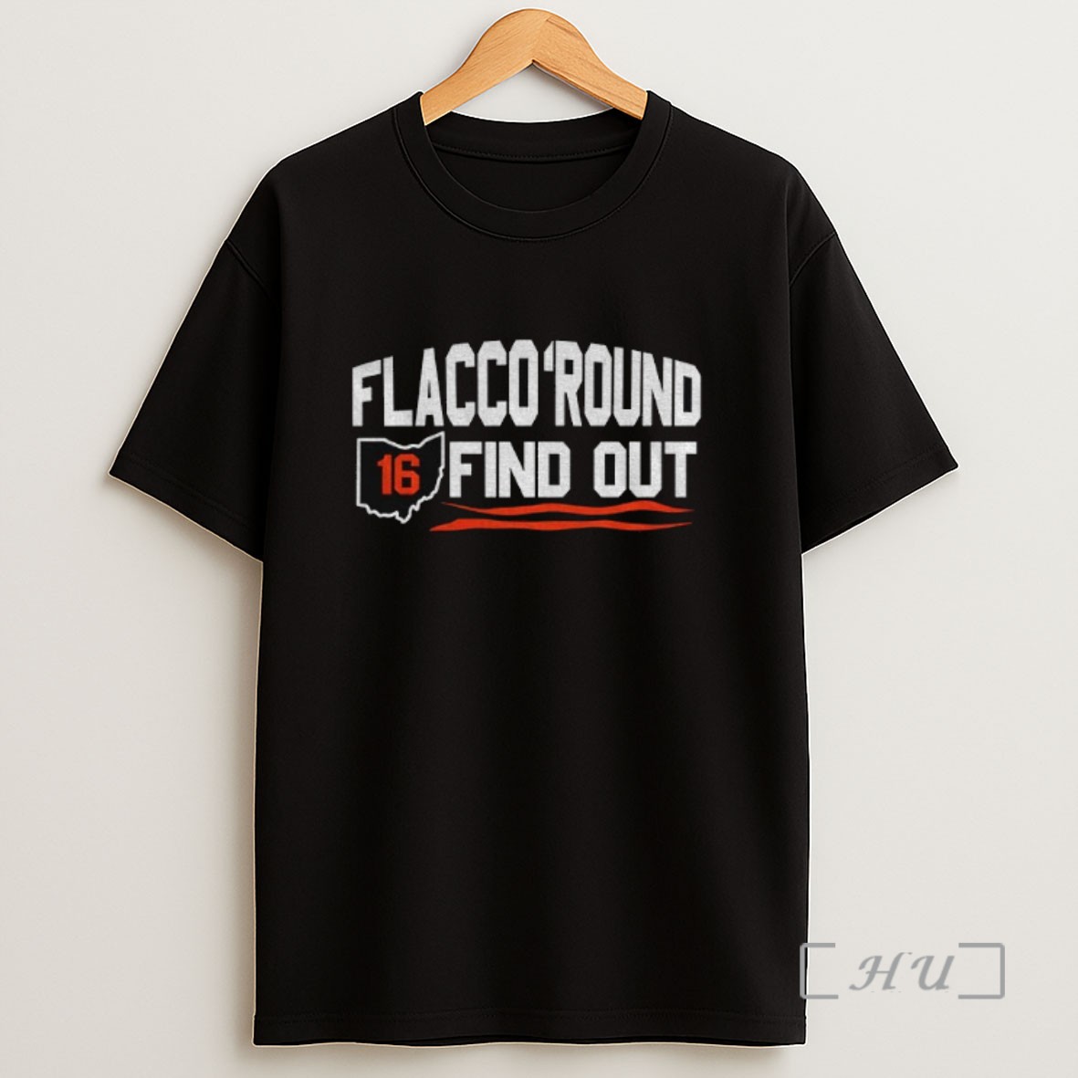 Officials Joe Flacco Flacco Round And Find Out Cleveland Browns Football Nfl Playoff Sweatshirt Tee Shirt