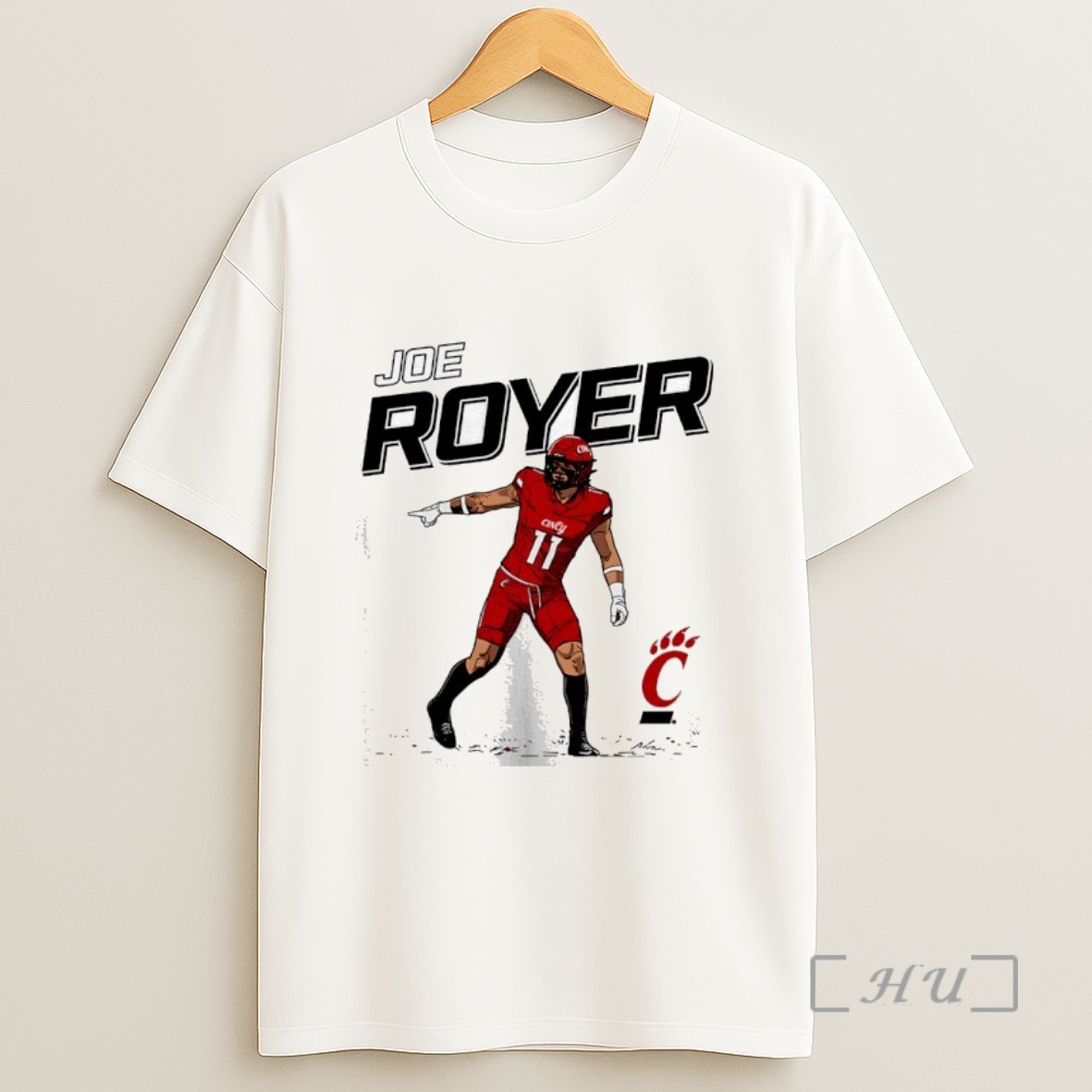 Officials Joe Royer Cincinnati Bearcats Football Nil Sweatshirt Tee Shirt