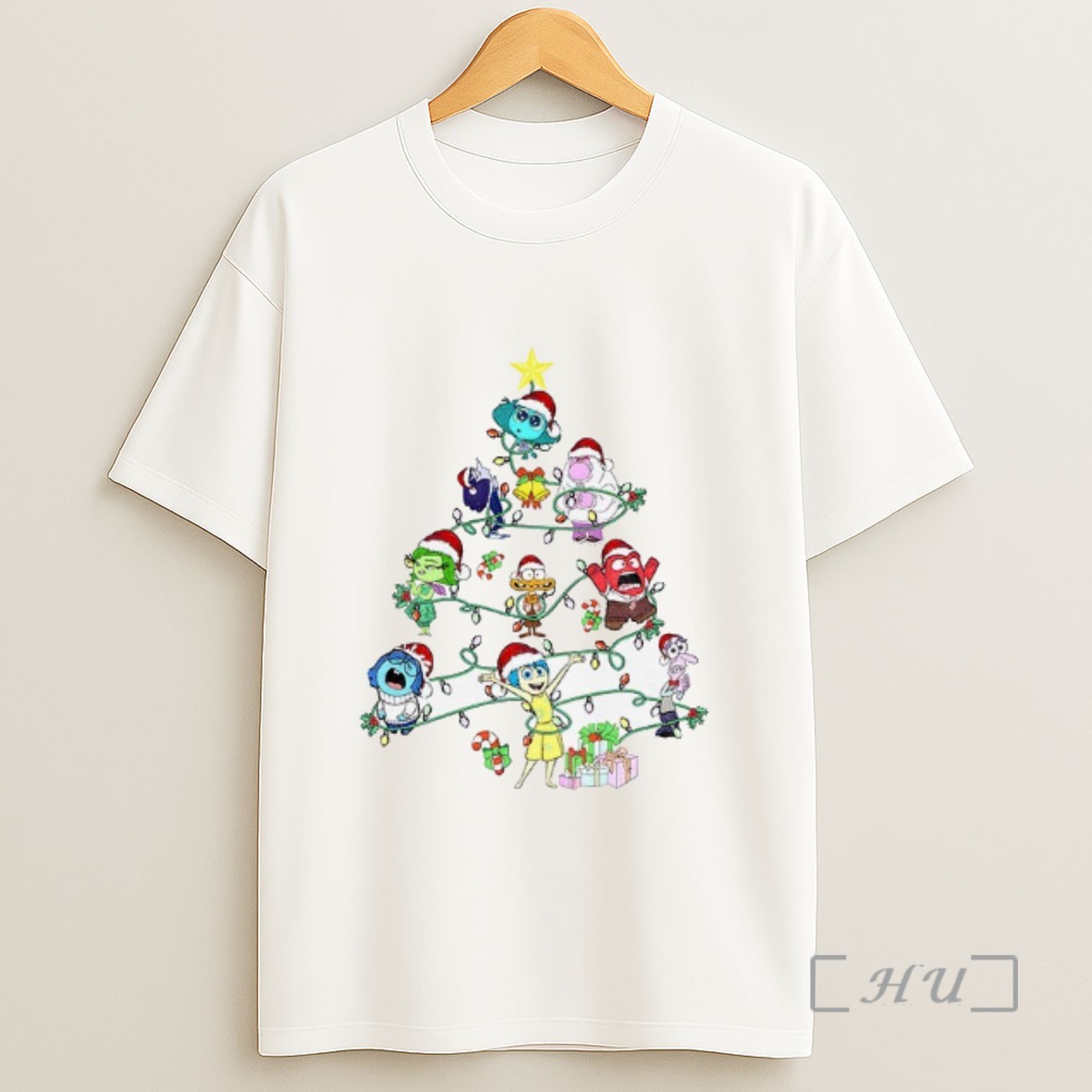 Officials Joy Sadness Fear Anger Disgust Disney Christmas Tree Merry Christmas Sweatshirt Tee Shirt