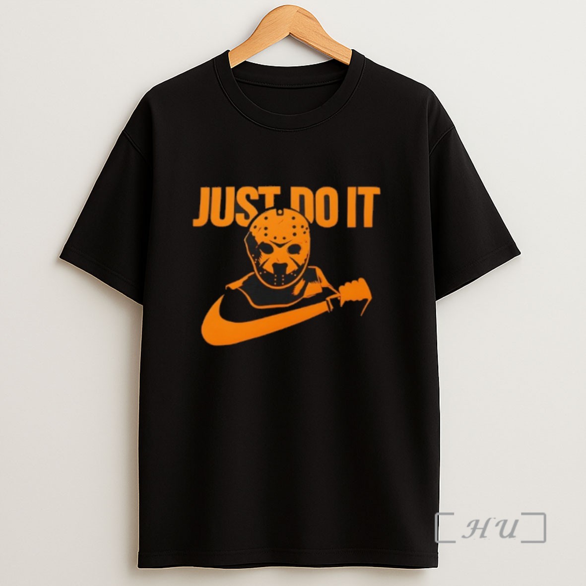 Officials Just Do It Jason Voorhees Nike Logo Halloween Sweatshirt Tee Shirt