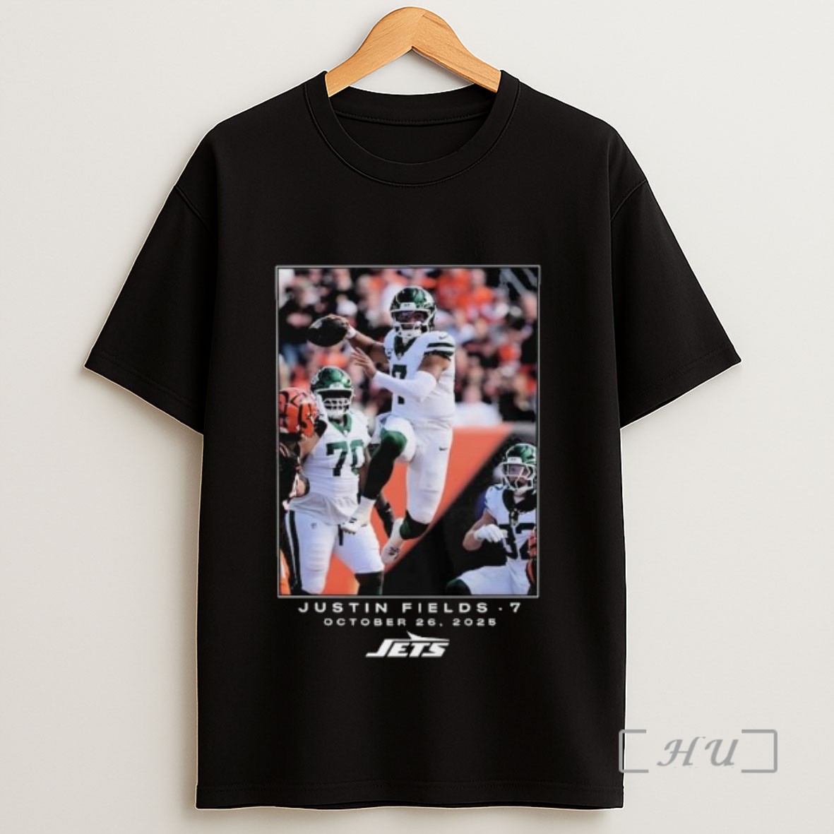 Officials Justin Fields New York Jets Nfl Flash Features Week 8 Long Sleve Sweatshirt Tee Shirt