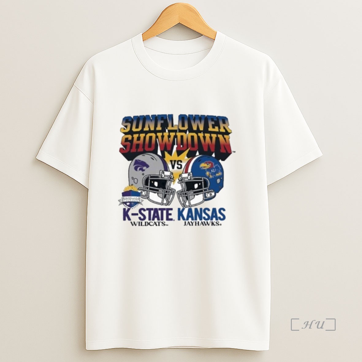 Officials Kansas Jayhawks Vs K State Wildcats 134th Annual Sunflower Showdown Sweatshirt Tee Shirt