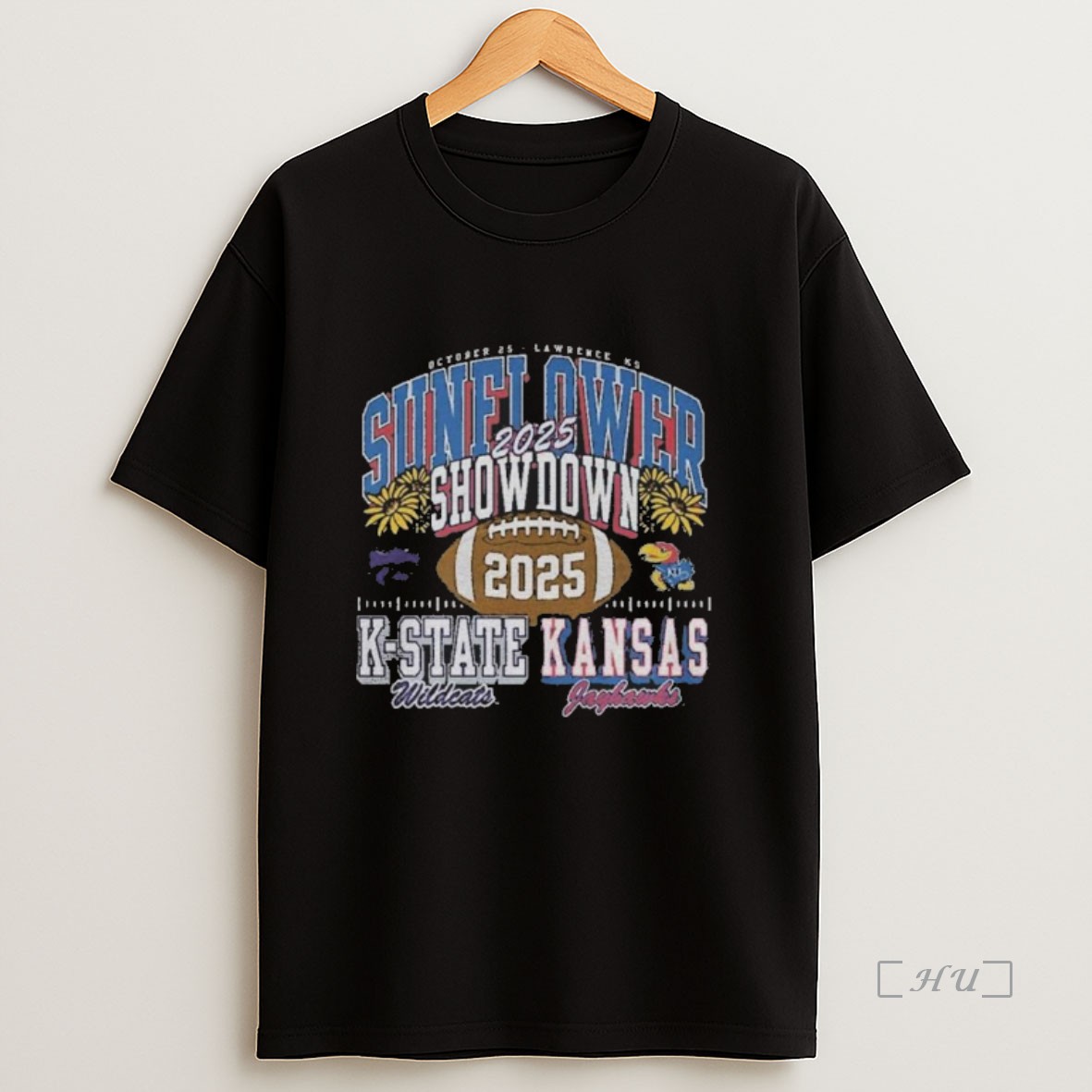 Officials Kansas Jayhawks Vs Kansas State Wildcats 2025 Gameday Football Sweatshirt Tee Shirt