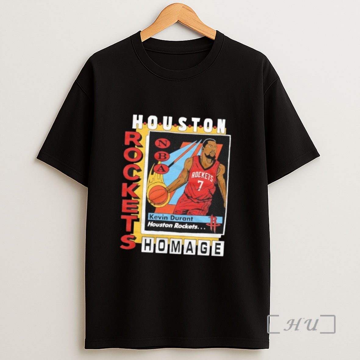 Officials Kevin Durant Houston Rockets Nba Trading Card Sweatshirt Tee Shirt