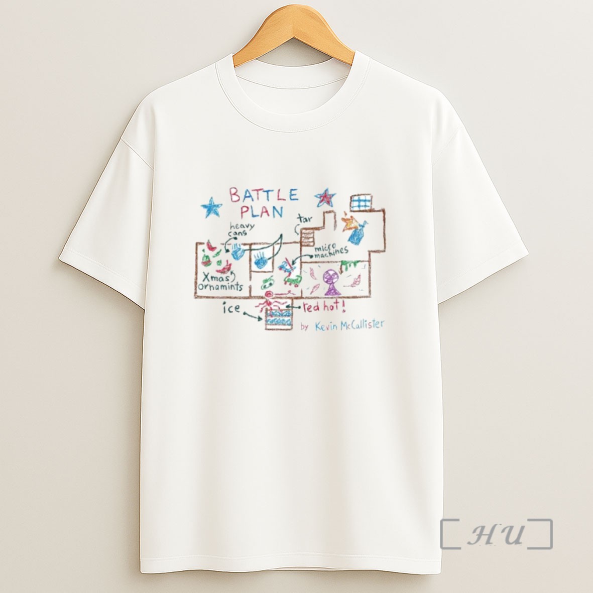 Officials Kevin Mccallister Battle Plan Christmas Ornaments Sweatshirt Tee Shirt