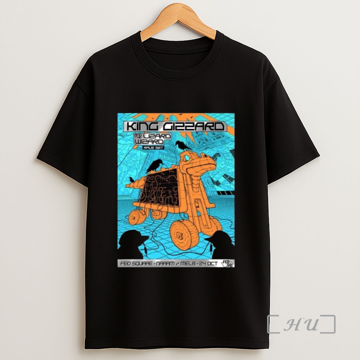 Officials King Gizzard And The Lizard Wizard Melbourne Australia 2025 At Fed Square On October 24 2025 Long Sleve Sweatshirt Tee Shirt