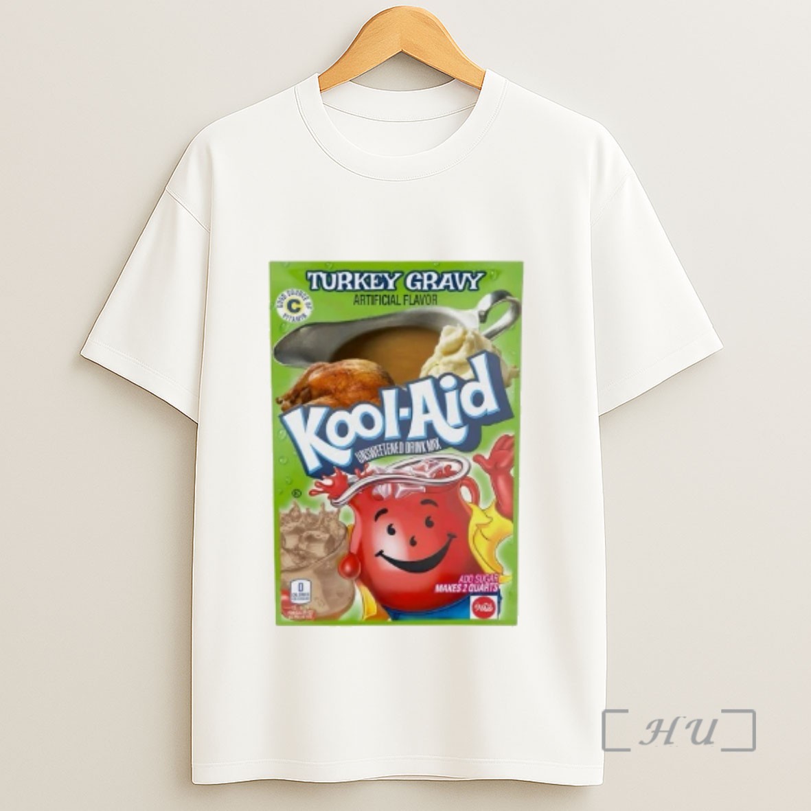 Officials Kool Aid Turkey Gravy Artificial Flavor Thanksgiving Sweatshirt Tee Shirt