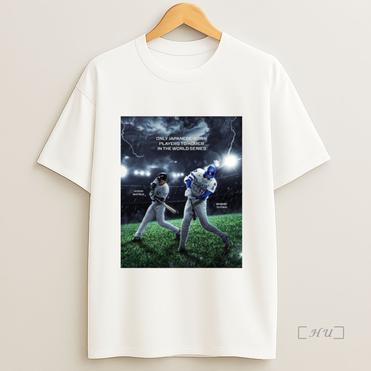 Officials La Dodgers Shohei Ohtani Joins Hideki Matsui Only Japanese Born Players To Homer In The World Series Sweatshirt Tee Shirt