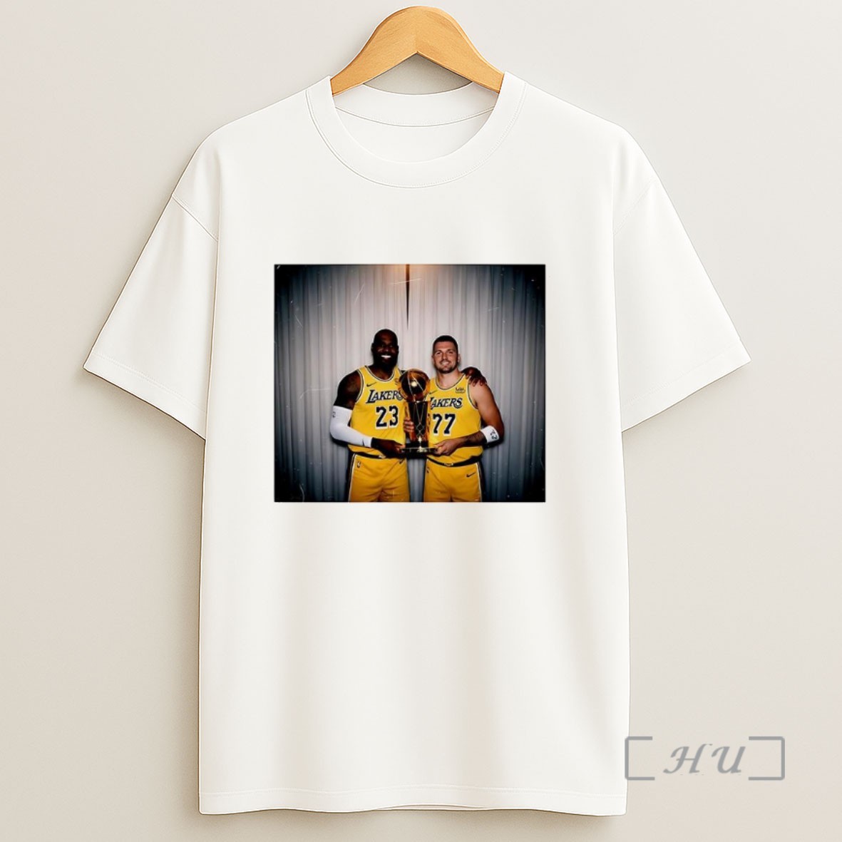 Officials Lebron James And Luka Doncic Trophy June 2026 Photo Sweatshirt Tee Shirt