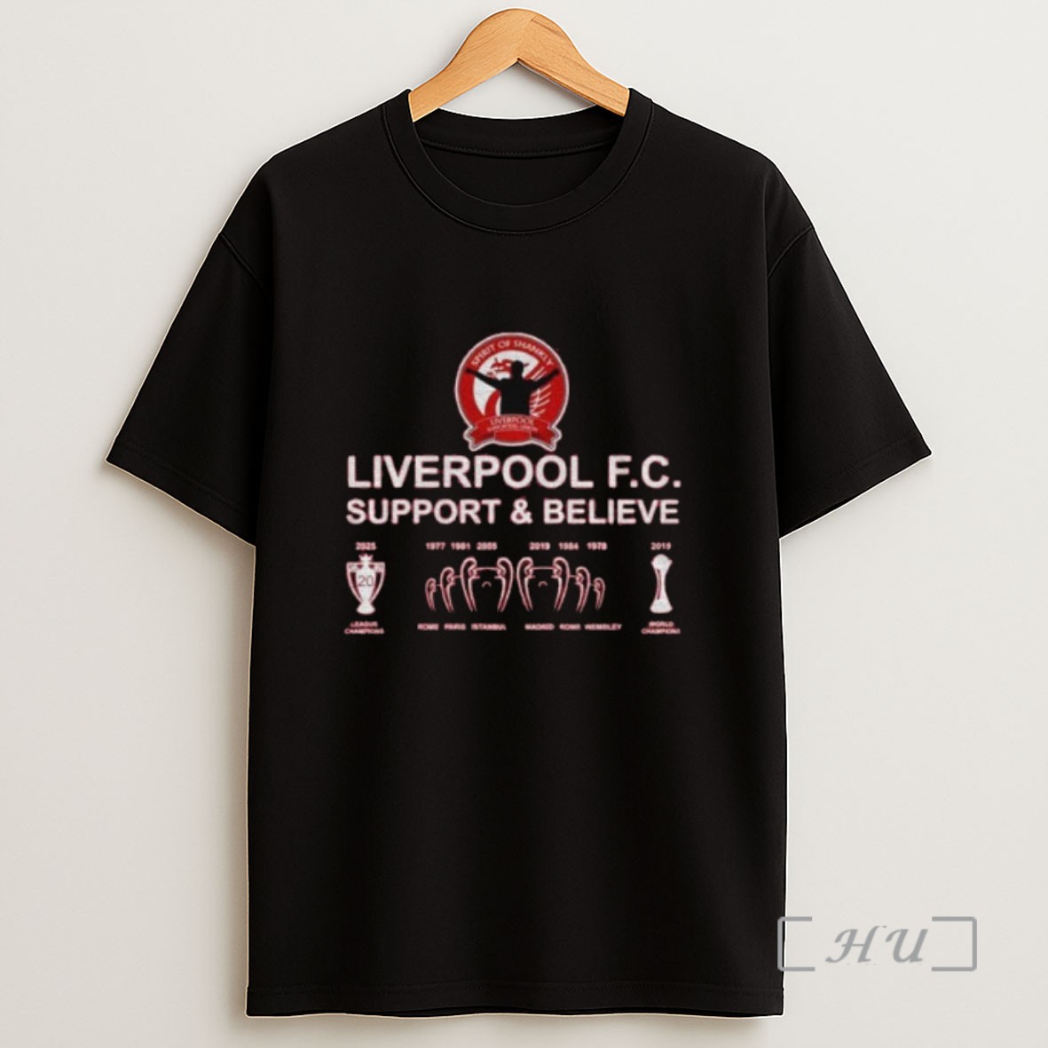 Officials Liverpool Fc Support And Believe Sweatshirt Tee Shirt