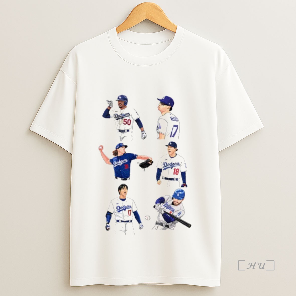 Officials Los Angeles Dodgers Baseball Squad Mlb Sweatshirt Tee Shirt