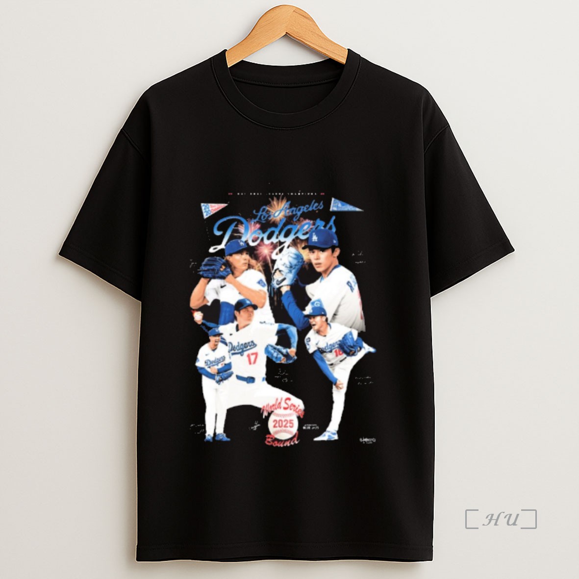 Officials Los Angeles Dodgers Mlb National Champions World Series Bound Signatures 2025 Sweatshirt Tee Shirt