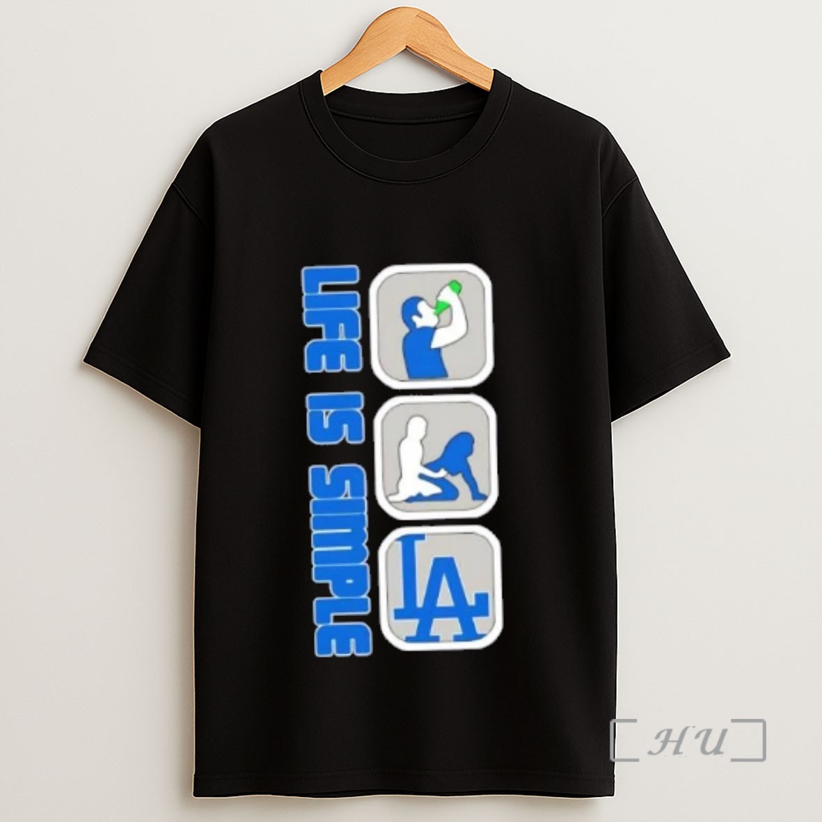 Officials Los Angeles Dodgers Baseball Life Is Simple Sweatshirt Tee Shirt