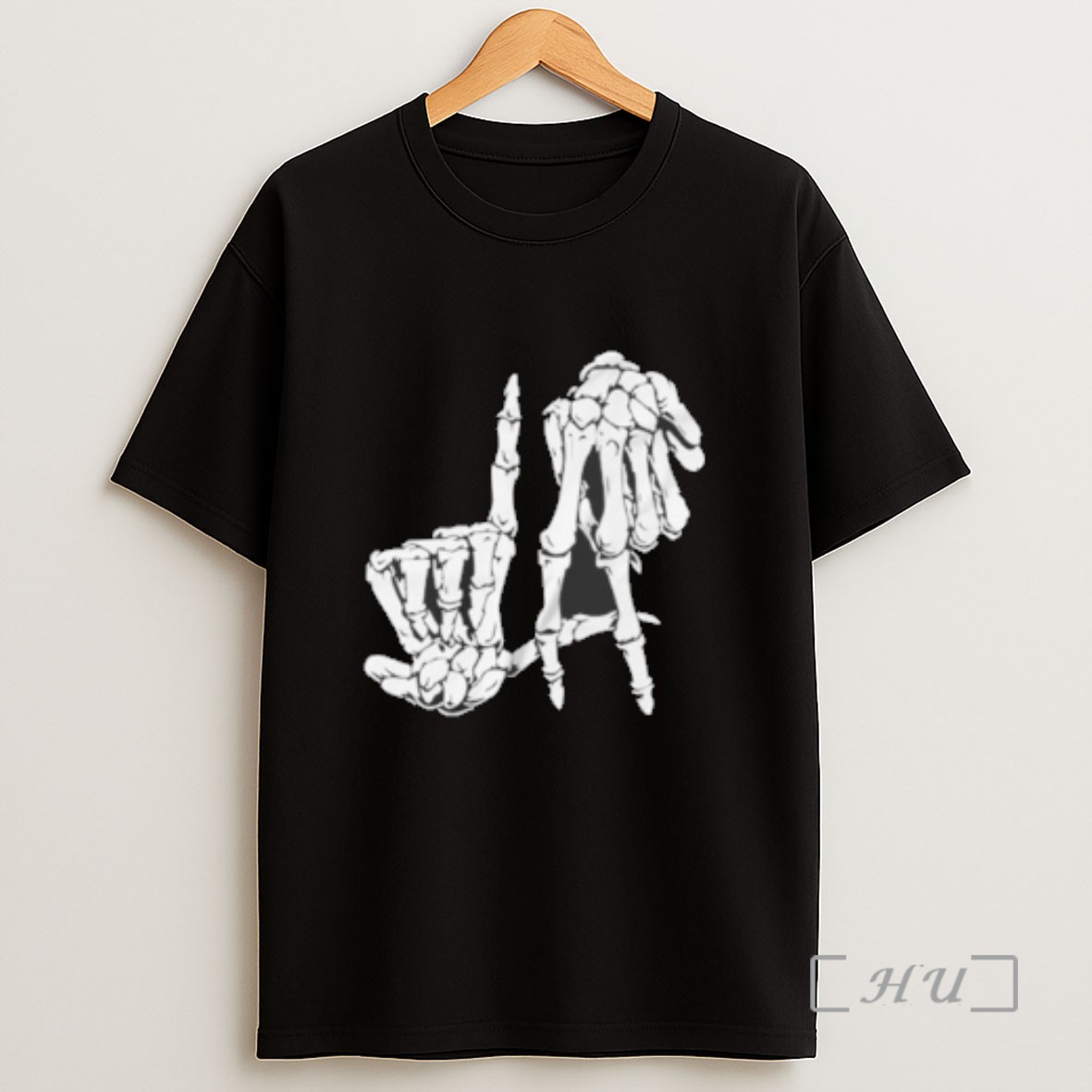 Officials Los Angeles Skeleton Hand Sign Sweatshirt Tee Shirt