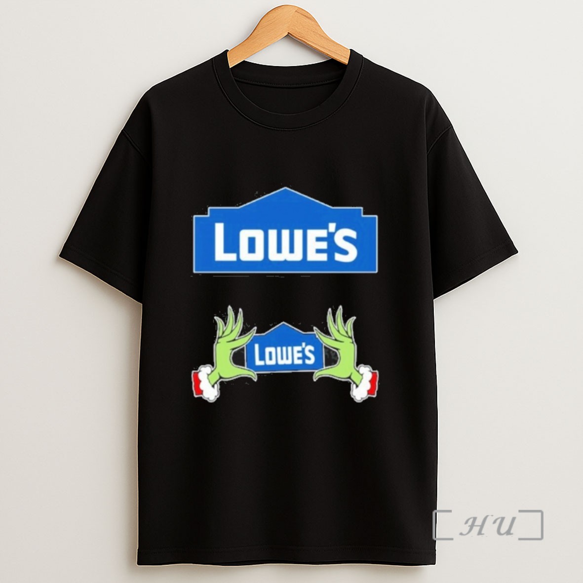 Officials Lowes Logo Grinch Hand Sweatshirt Tee Shirt