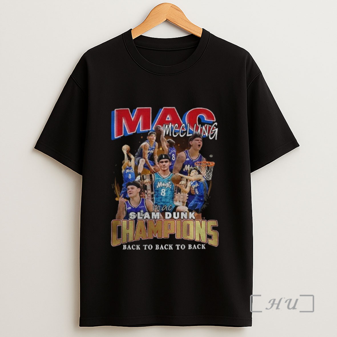 Officials Mac Mcclung Orlando Magic Slam Dunk Champions 2025 Back To Back To Back Sweatshirt Tee Shirt