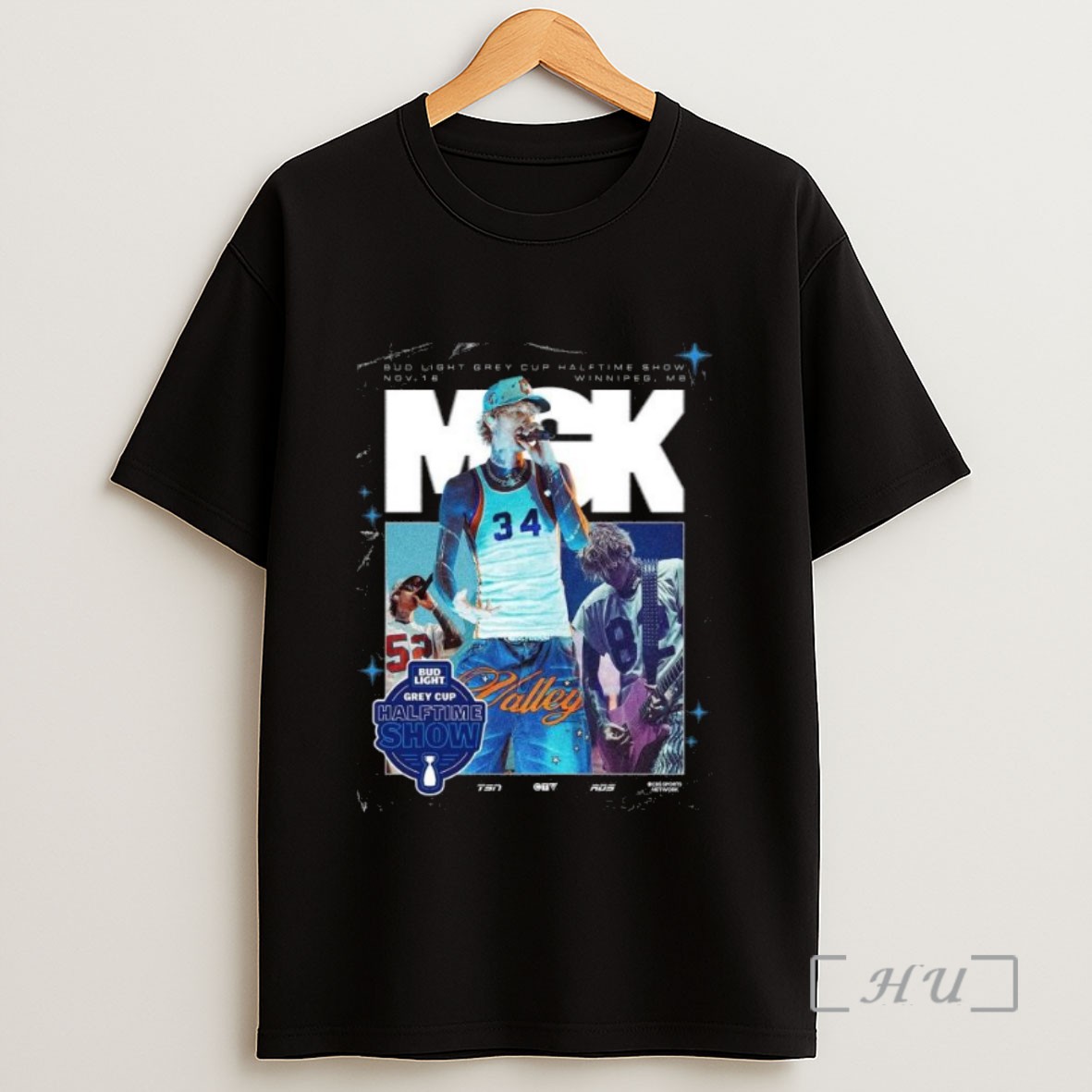 Officials Machine Gun Kelly Mgk Headline The 112th Grey Cup Halftime Show In Winnipeg On November 16 2025 Long Sleve Sweatshirt Tee Shirt