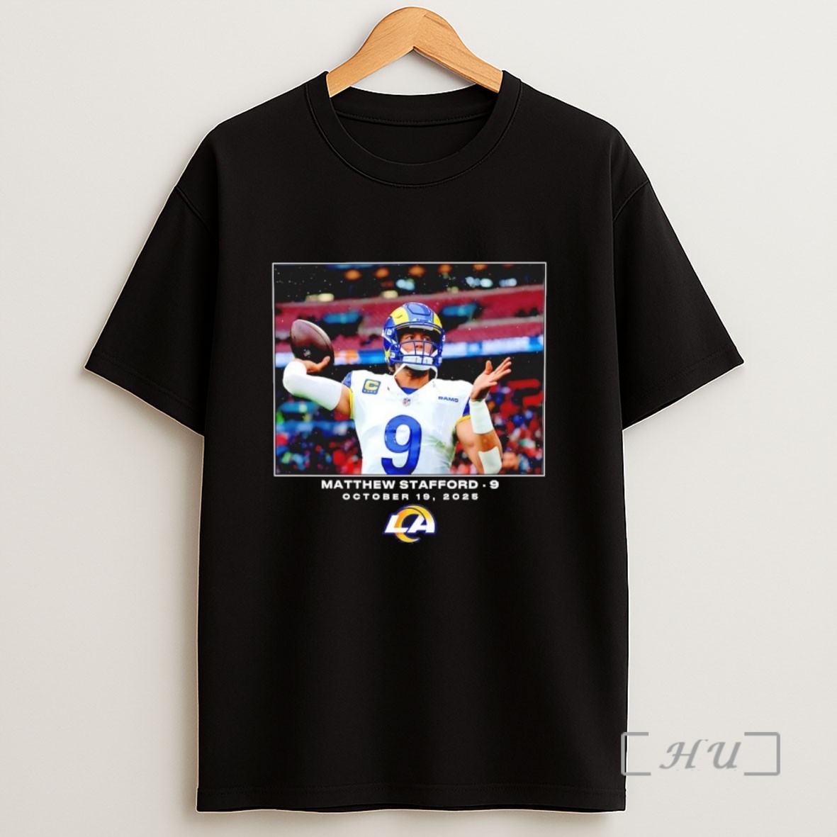 Officials Matthew Stafford Los Angeles Rams Nfl Flash Features Week 7 Sweatshirt Tee Shirt