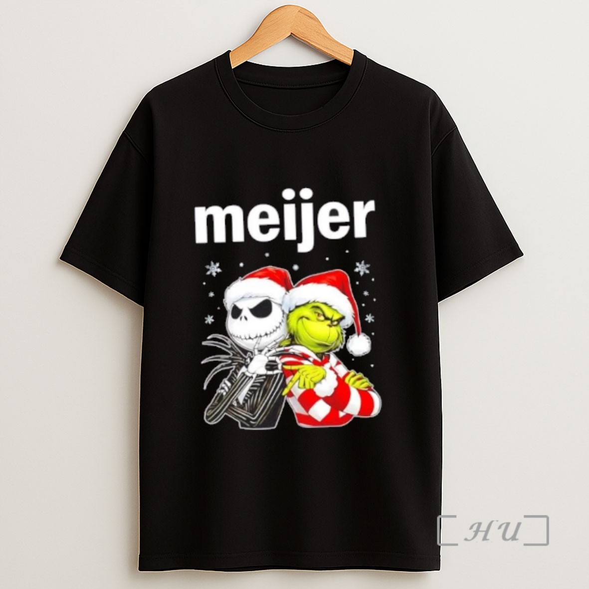 Officials Meijer X Jack Skellington And Grinch Six Seven Merry Christmas Sweatshirt Tee Shirt