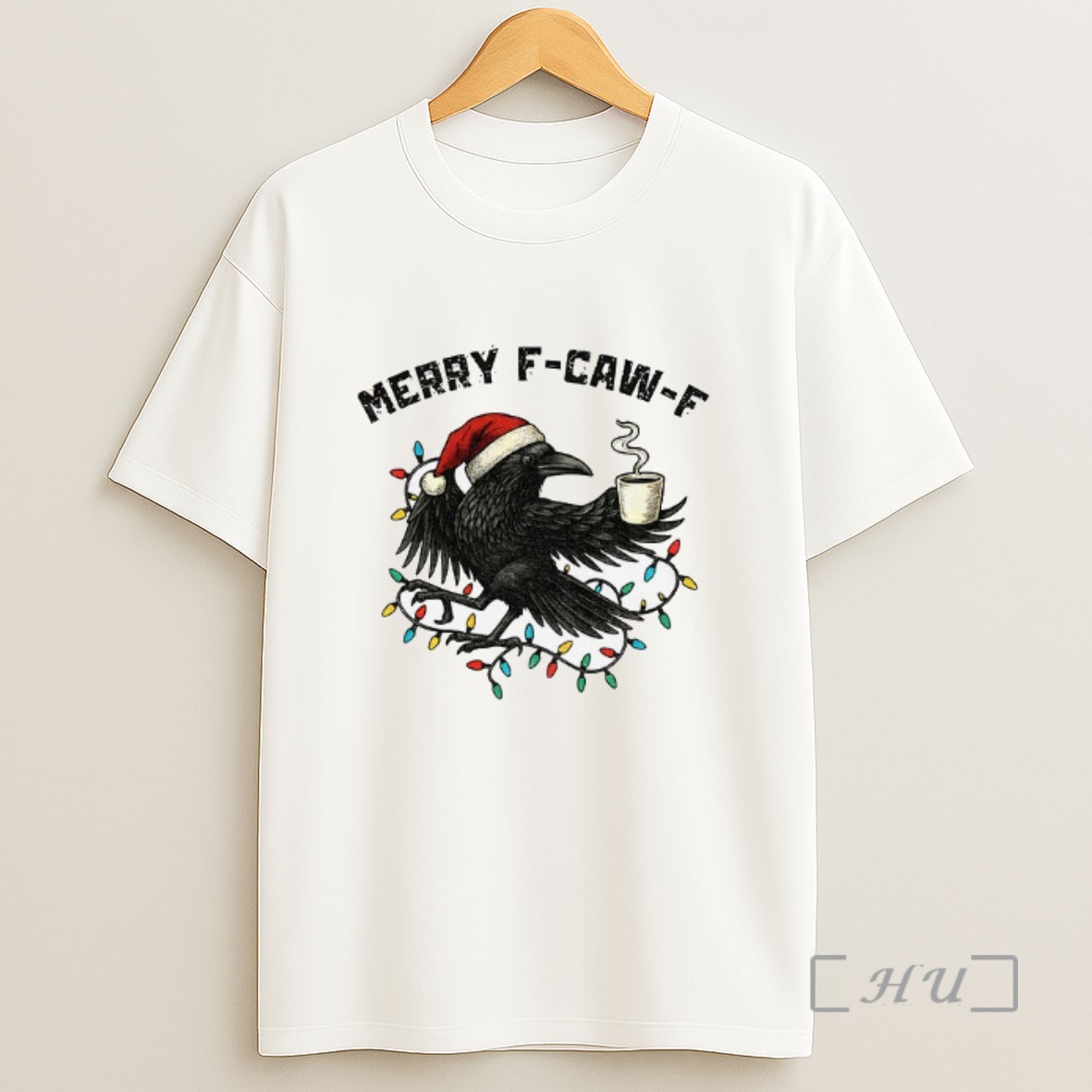 Officials Merry F Caw F Funny Crow Christmas Sweatshirt Tee Shirt