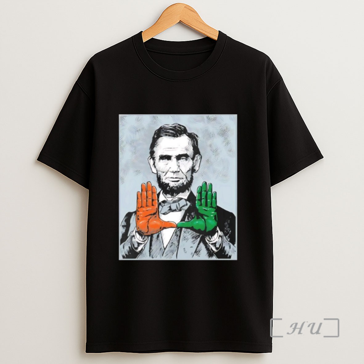 Officials Miami Hurricanes Abe U Hands Abraham Lincoln Sweatshirt Tee Shirt