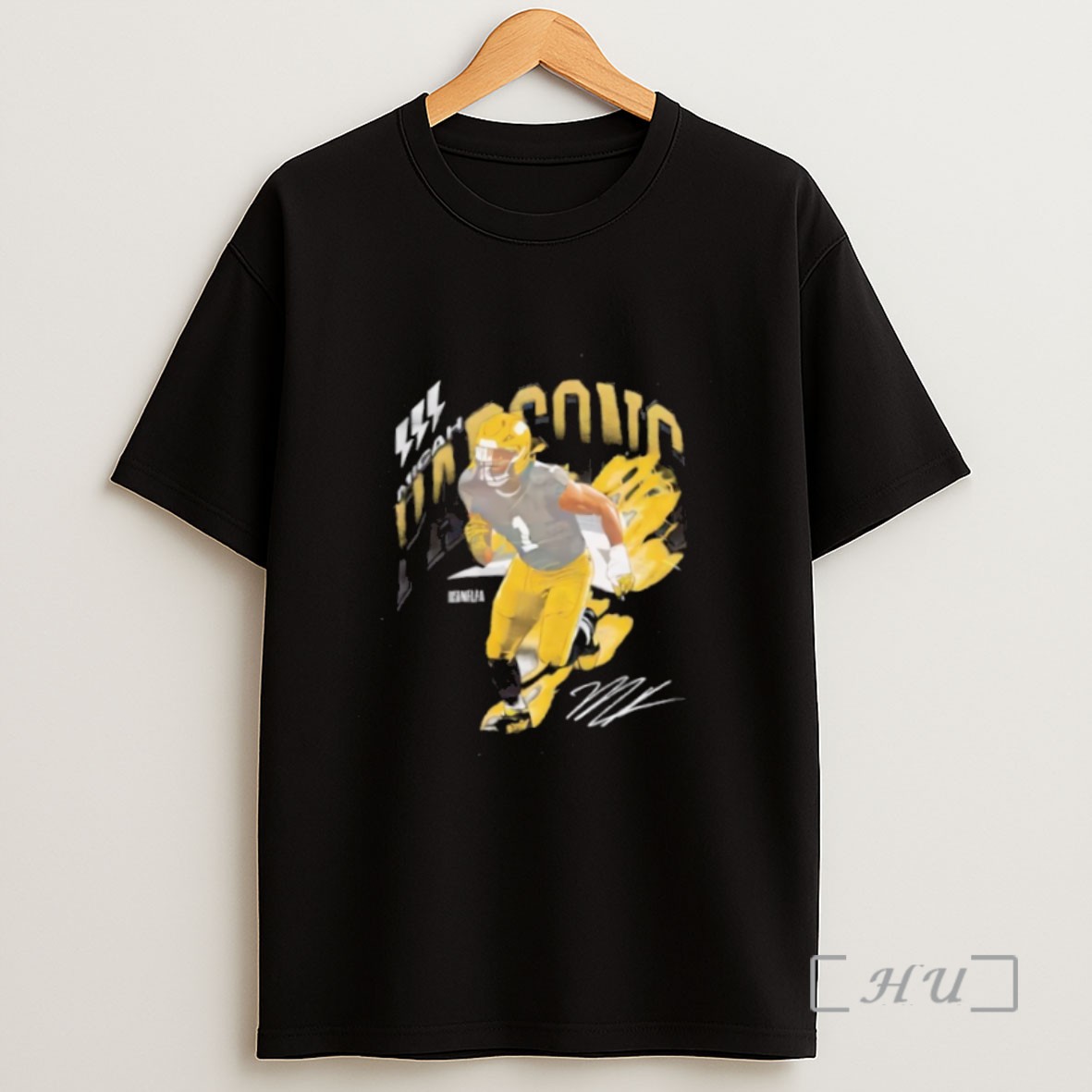 Officials Micah Parsons Green Bay Packers Signature Player Logo Sweatshirt Tee Shirt