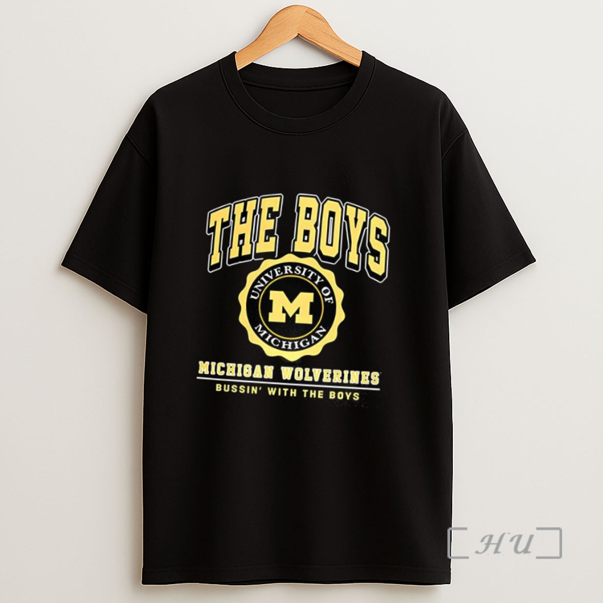 Officials Michigan Wolverine Ncaa Bussin With The Boys Crest Sweatshirt Tee Shirt