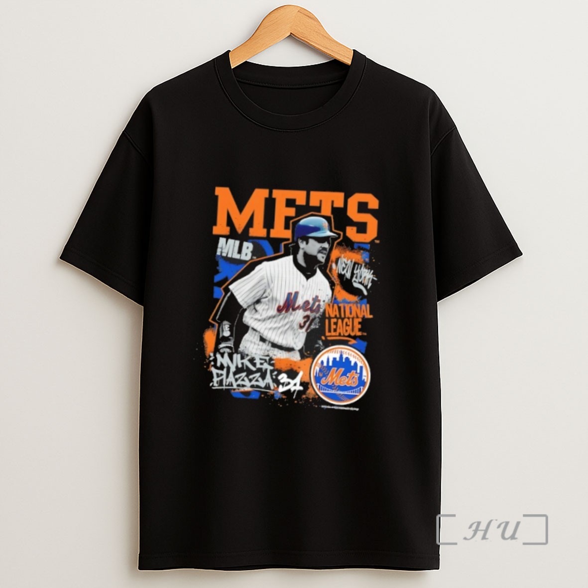 Officials Mike Piazza 31 New York Mets National League Star Moment Sweatshirt Tee Shirt