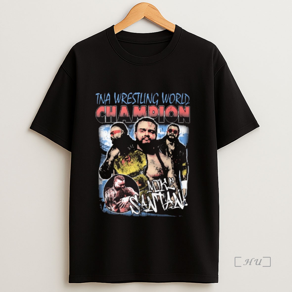 Officials Mike Santana Tna Wrestling World Champion Vintage Sweatshirt Tee Shirt