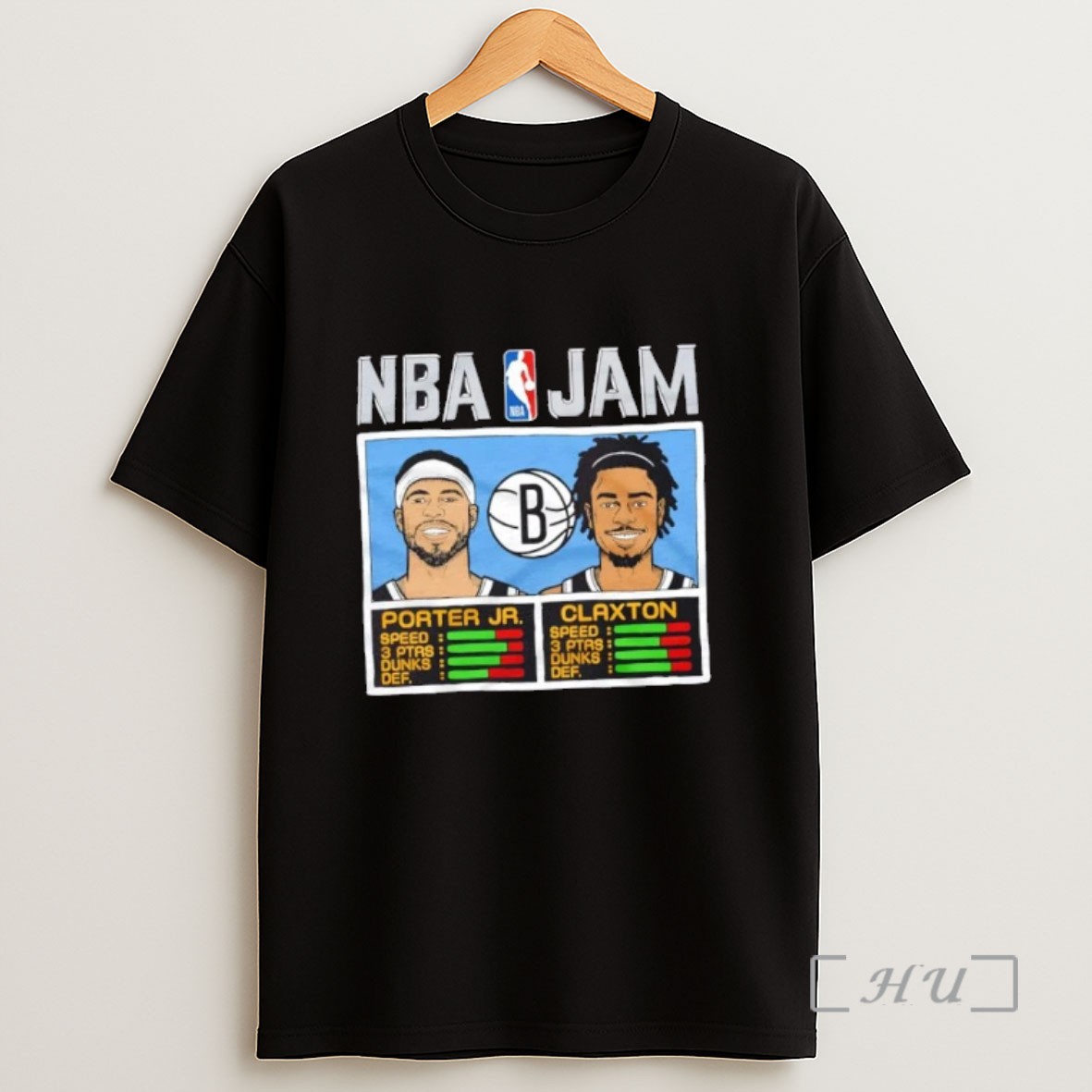 Officials Nba Jam Brooklyn Nets Porter Jr Sweatshirt Tee Shirt