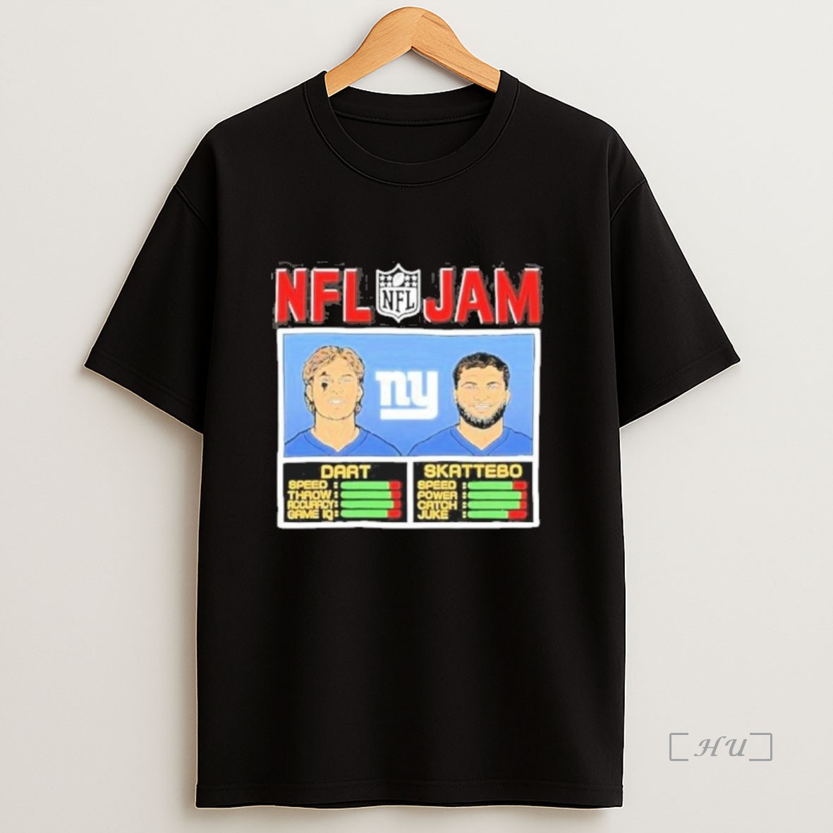 Officials Nfl Jam Cam Skattebo And Jaxson Dart New York Giants Sweatshirt Tee Shirt