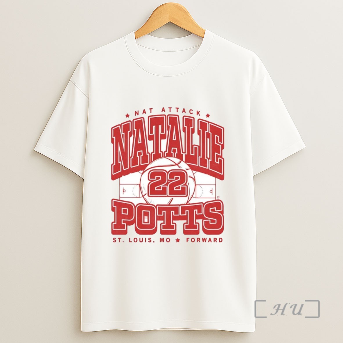 Officials Natalie Potts Nat Attack Forward Nebraska Cornhuskers Sweatshirt Tee Shirt