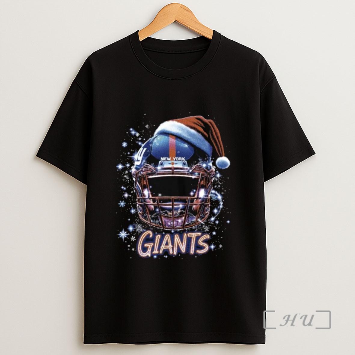 Officials New York Giants Nfl Helmet Merry Christmas 2025 Long Sleve Sweatshirt Tee Shirt