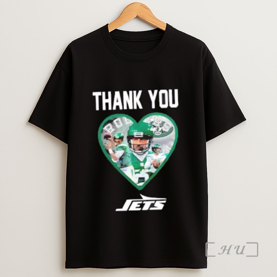 Officials New York Jets Thank You Aaron Rodgers 2 Sided Sweatshirt Tee Shirt