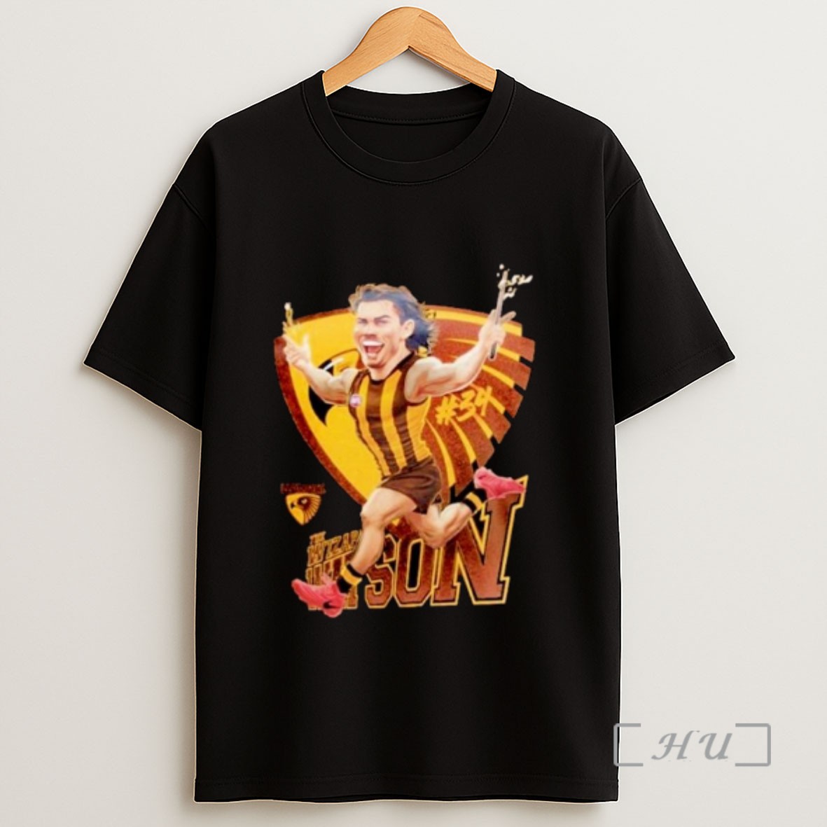 Officials Nick Watson Afl Hawthorn Football Ornaments Sweatshirt Tee Shirt