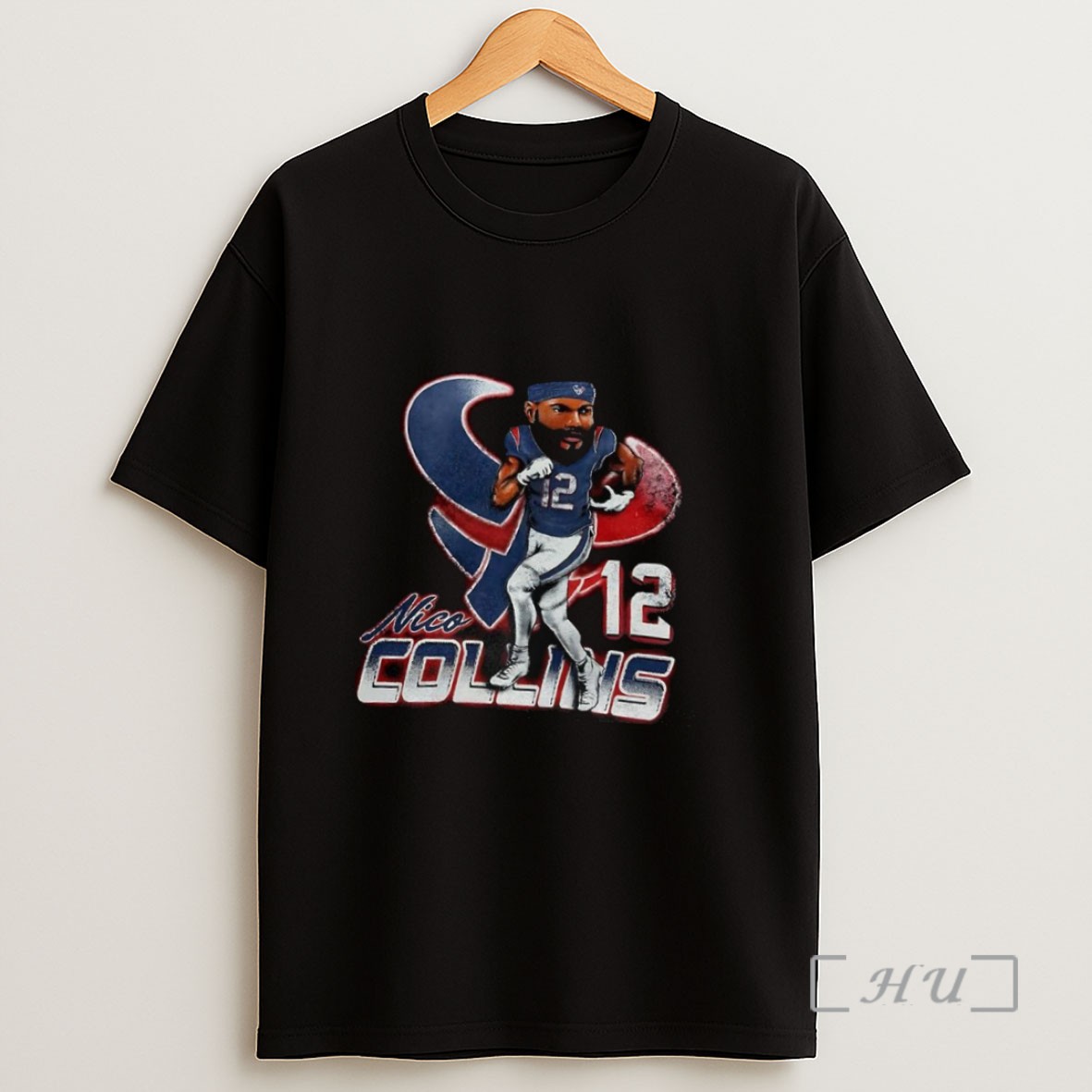 Officials Nico Collins Houston Texans Nfl Name And Number Graphic Sweatshirt Tee Shirt