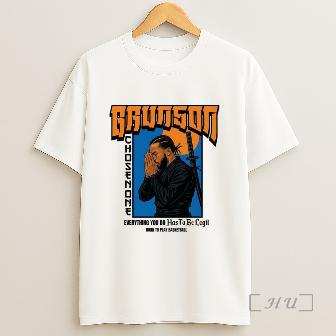 Officials Ninja Jalen Brunson New York Knicks Everything You Do Has To Be Legit Born To Play Basketball Sweatshirt Tee Shirt