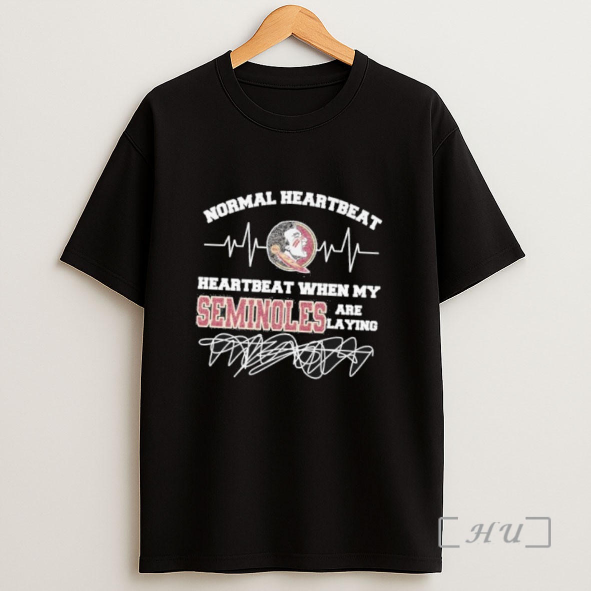 Officials Normal Heartbeat Heartbeat When My Florida State Seminoles Are Playing Sweatshirt Tee Shirt