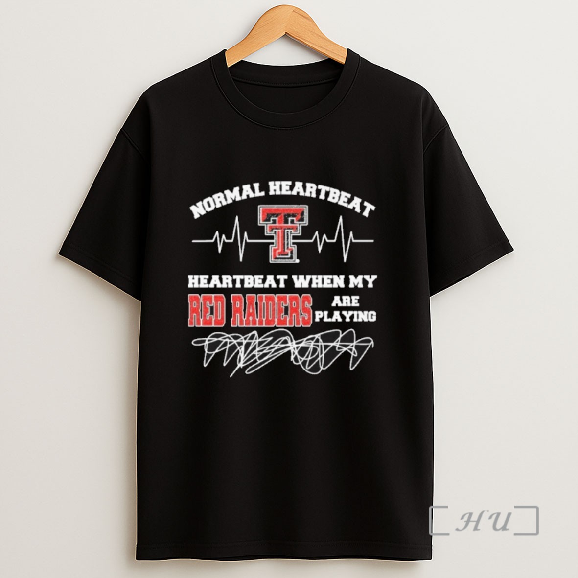 Officials Normal Heartbeat When My Red Raiders Are Playing Sweatshirt Tee Shirt