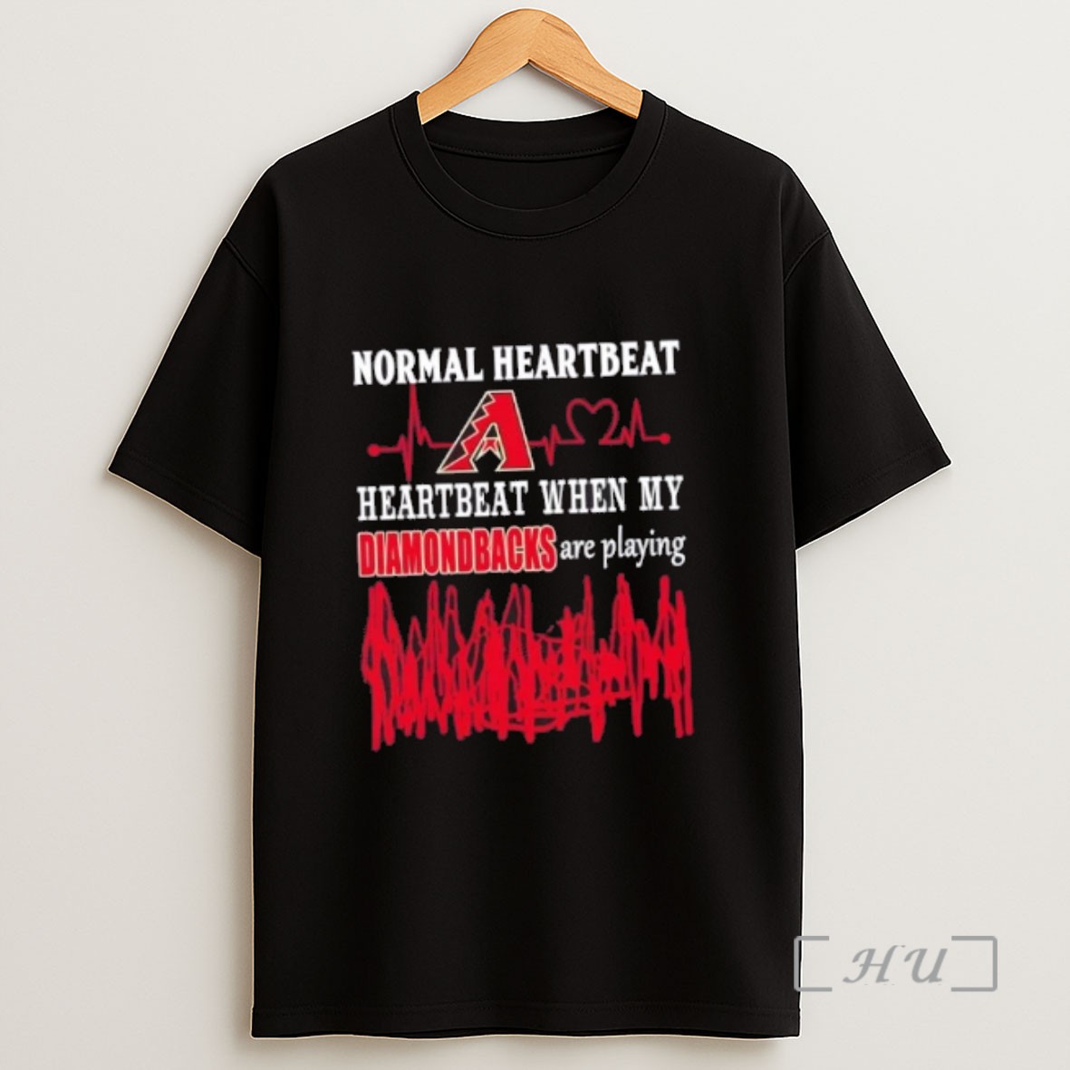 Officials Normal Heartbeat Heartbeat When My Arizona Diamondbacks Baseball Are Playing Sweatshirt Tee Shirt