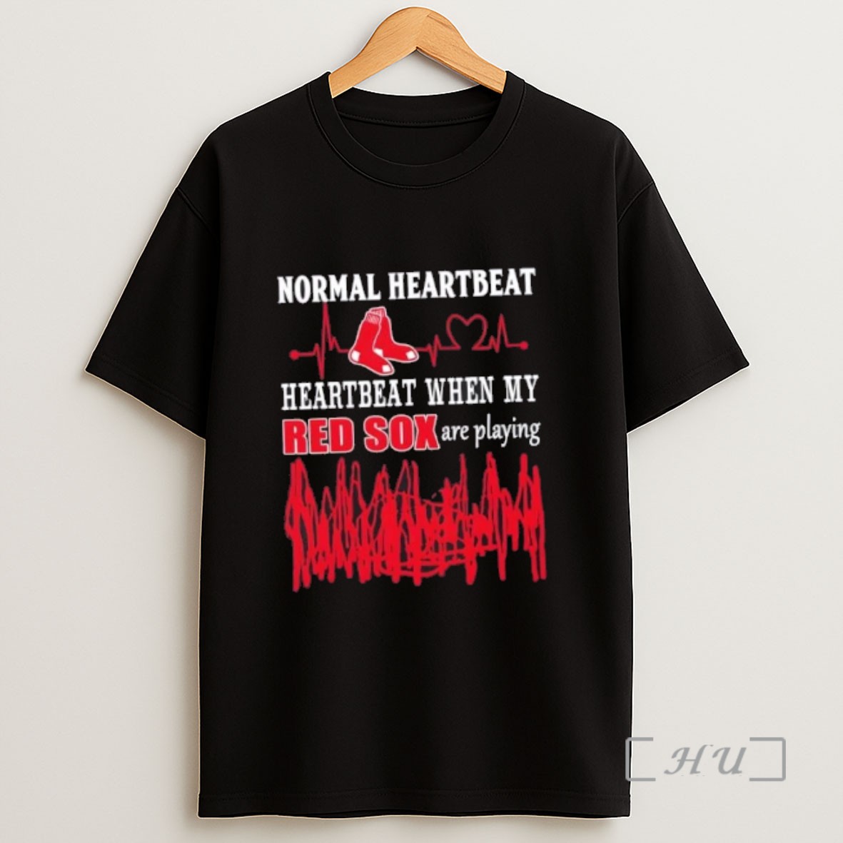 Officials Normal Heartbeat Heartbeat When My Boston Red Sox Baseball Are Playing Sweatshirt Tee Shirt