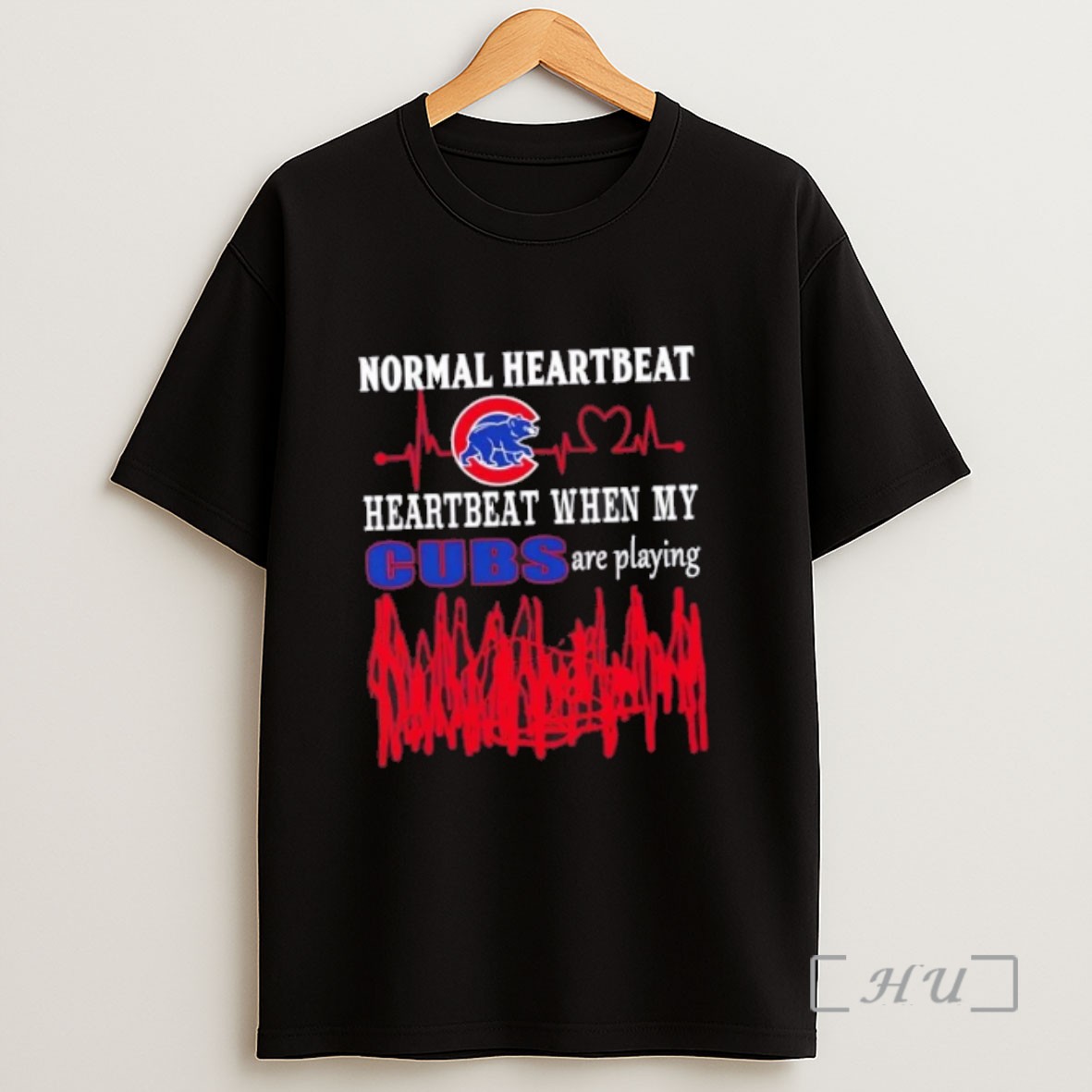 Officials Normal Heartbeat Heartbeat When My Chicago Cubs Baseball Are Playing Sweatshirt Tee Shirt