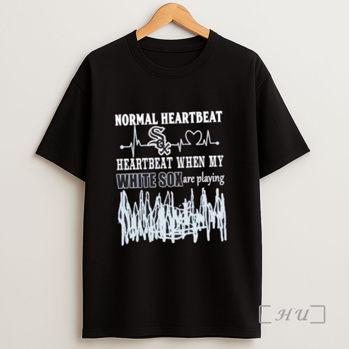 Officials Normal Heartbeat Heartbeat When My Chicago White Sox Baseball Are Playing Sweatshirt Tee Shirt