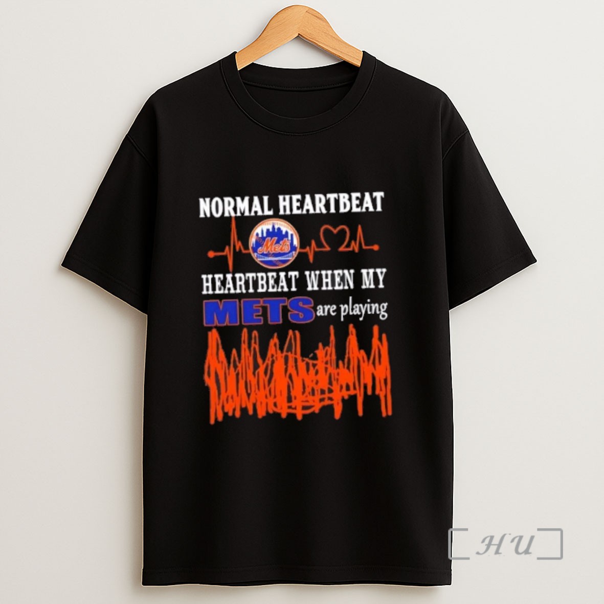 Officials Normal Heartbeat Heartbeat When My New York Mets Baseball Are Playing Sweatshirt Tee Shirt