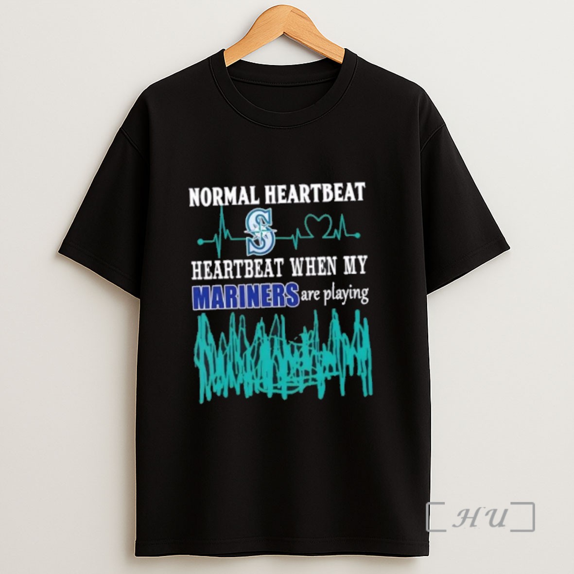 Officials Normal Heartbeat Heartbeat When My Seattle Mariners Baseball Are Playing Sweatshirt Tee Shirt