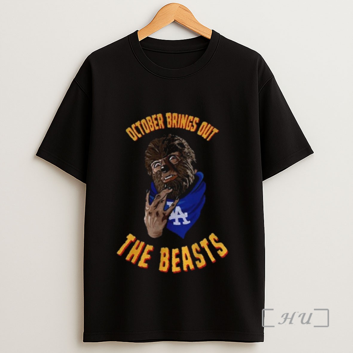 Officials October Brings Out The Beasts La Dodgers Sweatshirt Tee Shirt
