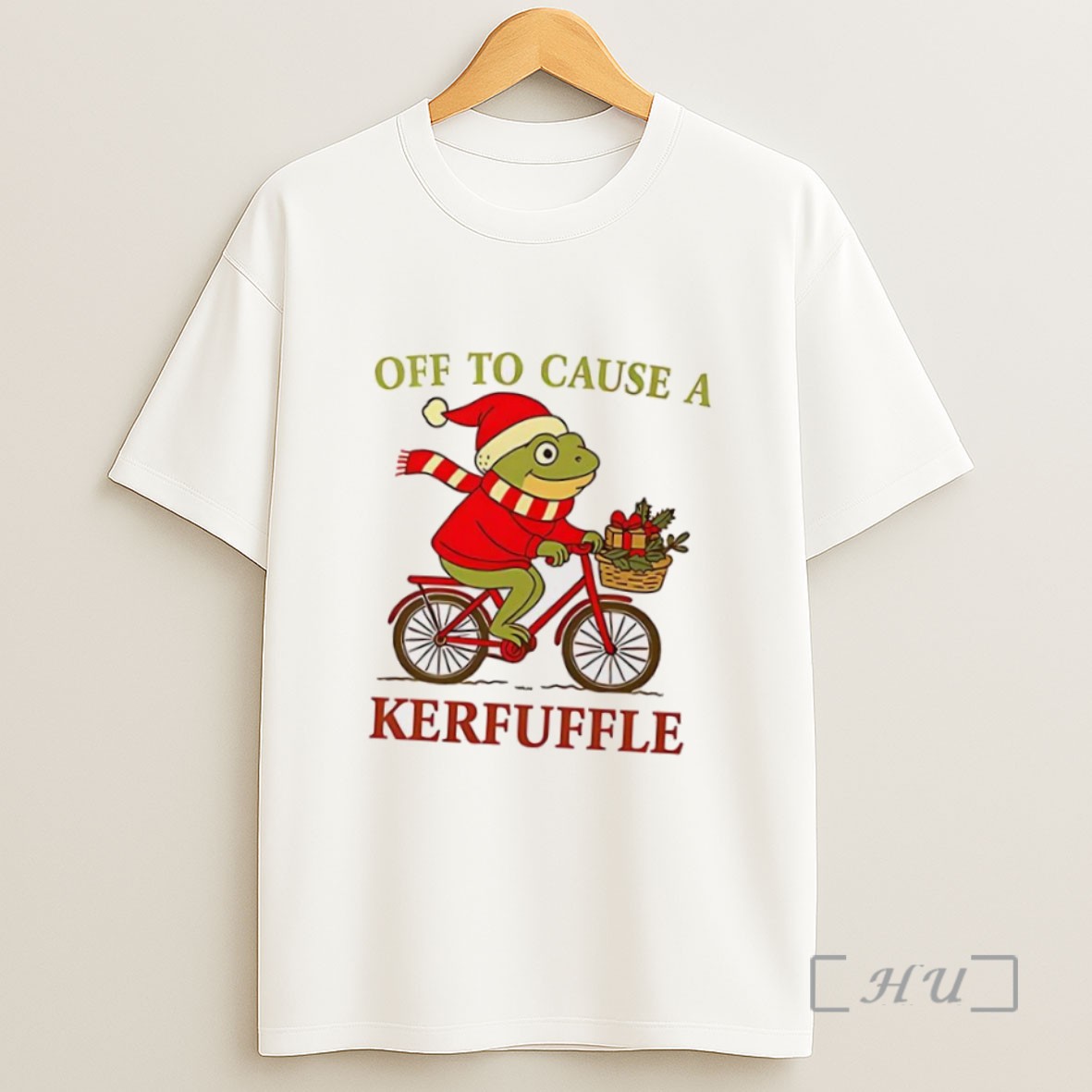 Officials Off To Cause A Kerfuffle Frog Christmas Sweatshirt Tee Shirt